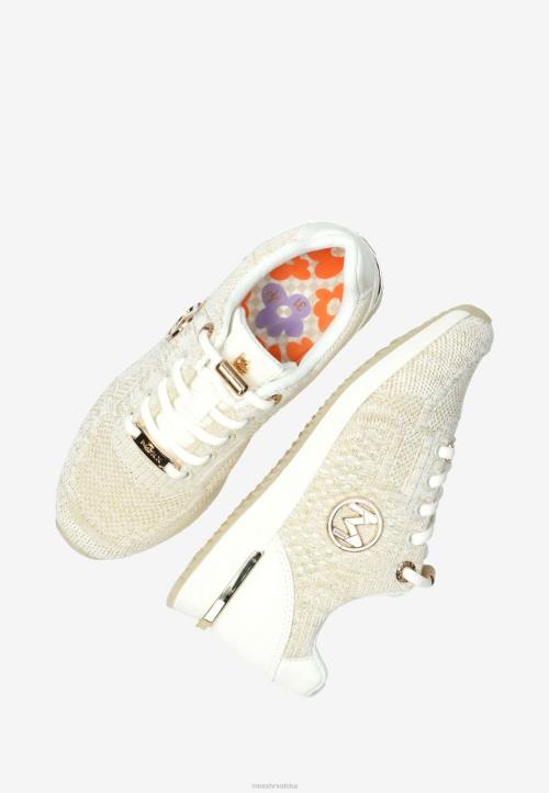 MEXX tenisica gitte glitter mini off white bež B4DB987 djevojke - MEXX koferi