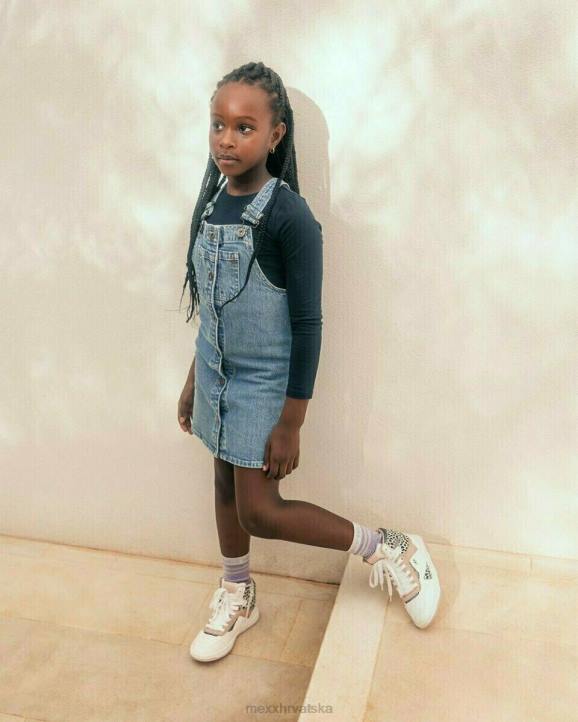 MEXX tenisice - MEXX dorina traper haljina light vintage plava B4DB862 djevojke