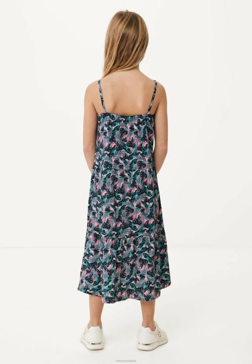 MEXX printed špageti haljina losos ružičasta B4DB771 djevojke - MEXX shoe