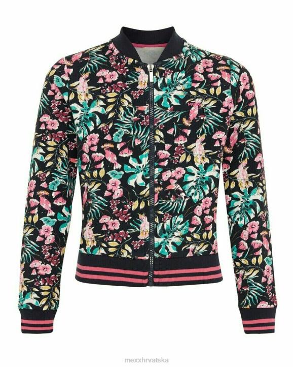 MEXX otisnuti zip-through bomber mornarsko plavi plava B4DB786 djevojke - MEXX sale