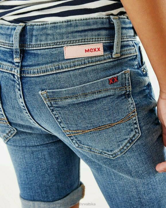 MEXX juno kratke uske traperice vintage plave plava B4DB870 djevojke - MEXX woman