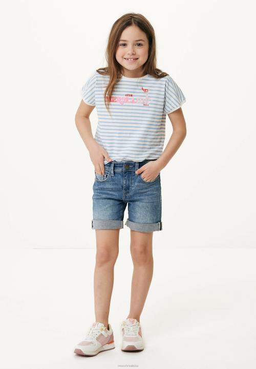 MEXX kratke traperice srednjeg struka tankih nogavica svijetle vintage plava B4DB758 djevojke - MEXX sale