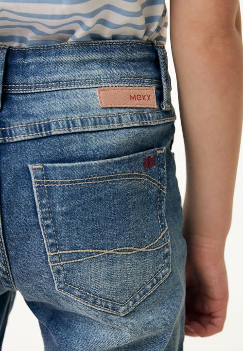 MEXX kratke traperice srednjeg struka tankih nogavica svijetle vintage plava B4DB758 djevojke - MEXX sale