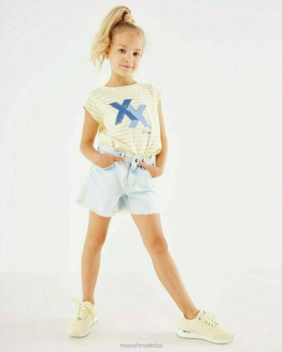 MEXX tenisice - MEXX tina traper kratke hlače svijetli kamen plava B4DB797 djevojke