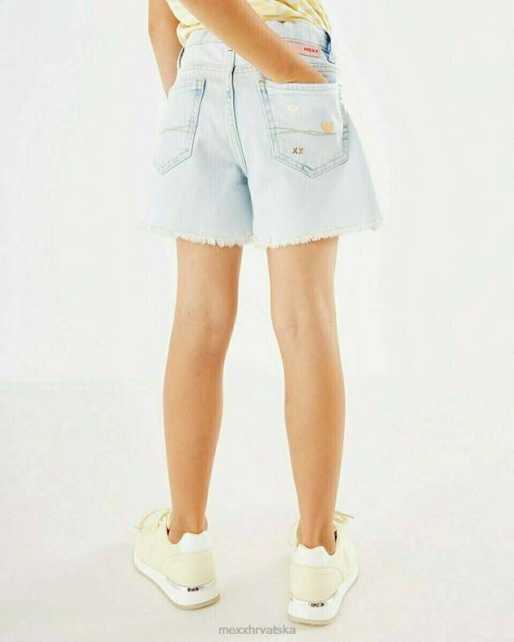 MEXX tenisice - MEXX tina traper kratke hlače svijetli kamen plava B4DB797 djevojke