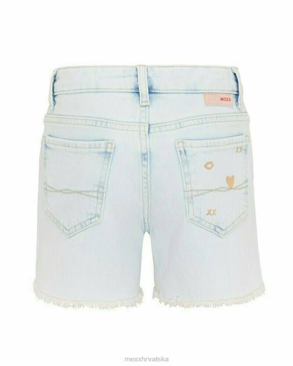 MEXX tenisice - MEXX tina traper kratke hlače svijetli kamen plava B4DB797 djevojke