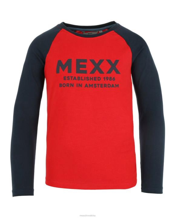 MEXX Hrvatska - MEXX colorblock majica dugih rukava Crvena B4DB936 dječaci