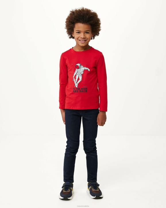 MEXX shoes sale - MEXX majica dugih rukava s umjetničkim djelom Crvena B4DB937 dječaci