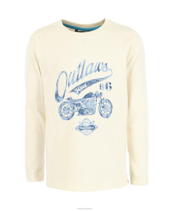 MEXX tenisice - MEXX majica dugih rukava s umjetničkim djelom bijela B4DB939 dječaci