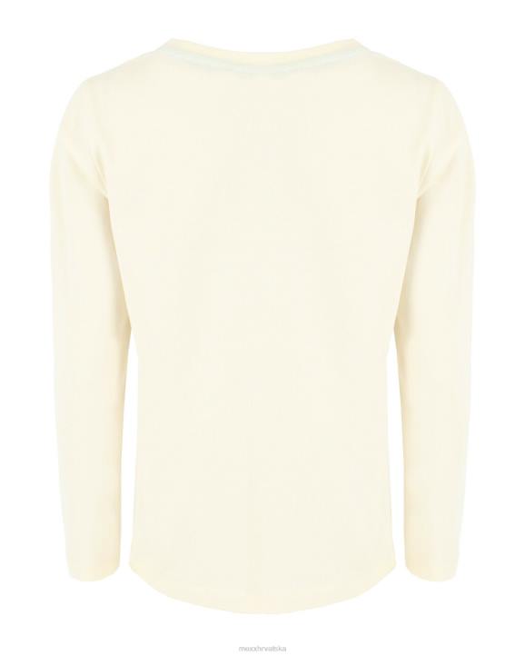 MEXX tenisice - MEXX majica dugih rukava s umjetničkim djelom bijela B4DB939 dječaci