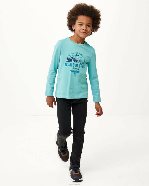 MEXX natikače - MEXX majica s umjetničkim djelom dugih rukava ocean plava B4DB941 dječaci