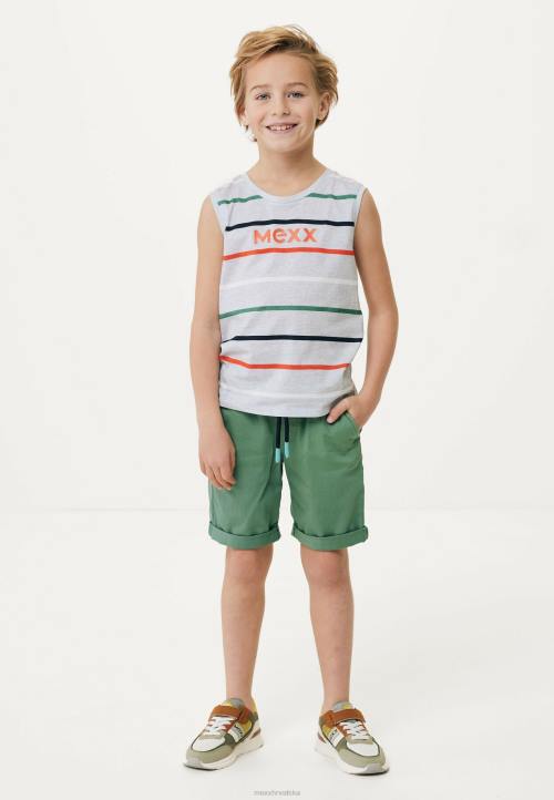 MEXX Hrvatska - MEXX prugasta majica bez rukava siva melee pamuk B4DB897 dječaci