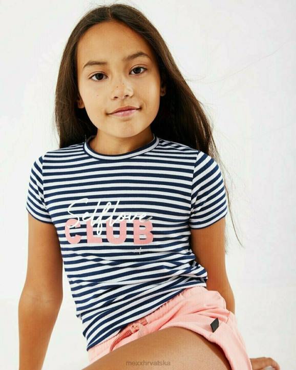 MEXX prugasta umjetnička majica s bijelim rukavima bijela B4DB801 djevojke - MEXX sale