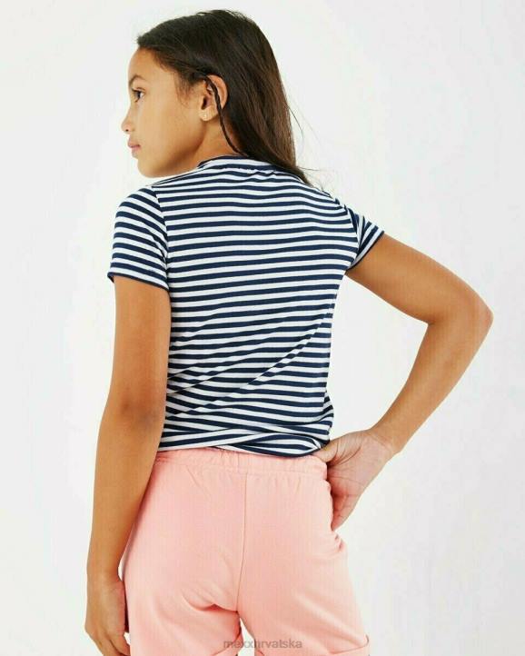 MEXX prugasta umjetnička majica s bijelim rukavima bijela B4DB801 djevojke - MEXX sale