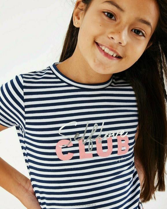 MEXX prugasta umjetnička majica s bijelim rukavima bijela B4DB801 djevojke - MEXX sale