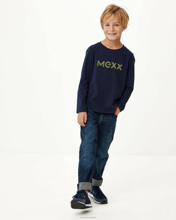 MEXX Hrvatska - MEXX t-shirt logo nosač tamnoplav plava B4DB958 dječaci
