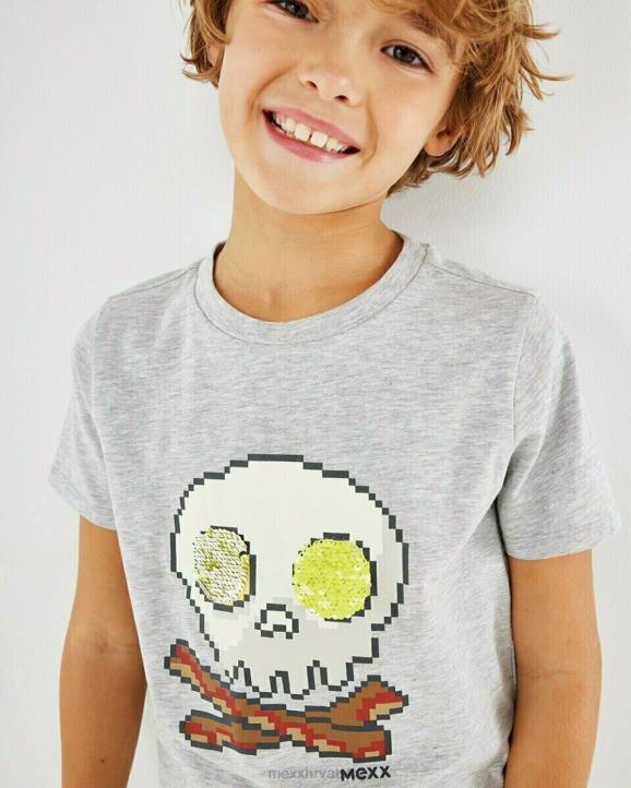 MEXX umjetničko djelo majica siva melee siva B4DB911 dječaci - MEXX woman