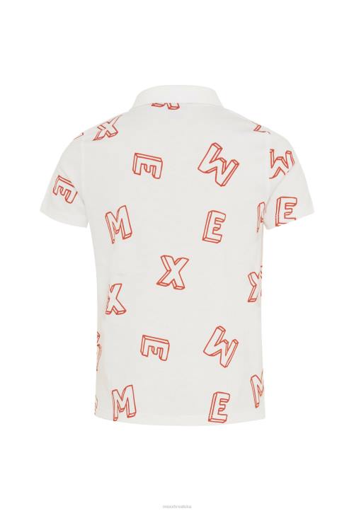 MEXX Hrvatska - MEXX polo print off white naranča B4DB901 dječaci