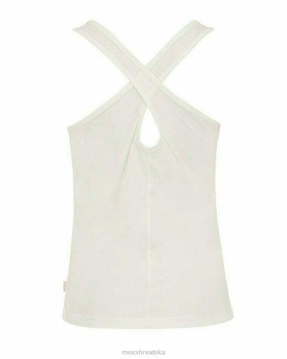 MEXX jednokratna majica s prekriženim leđima prljavo bijela bijela B4DB853 djevojke - MEXX woman