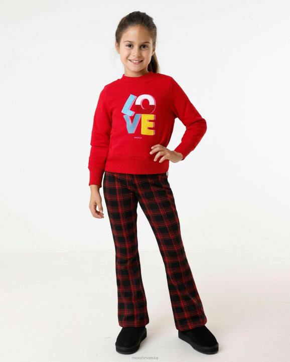 MEXX shoes sale - MEXX džemper s okruglim izrezom i umjetničkim djelom Crvena B4DB816 djevojke