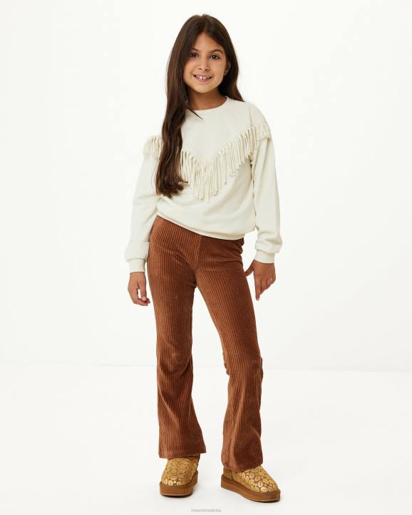 MEXX tenisice - MEXX džemper s okruglim izrezom u ekru boji bež B4DB819 djevojke