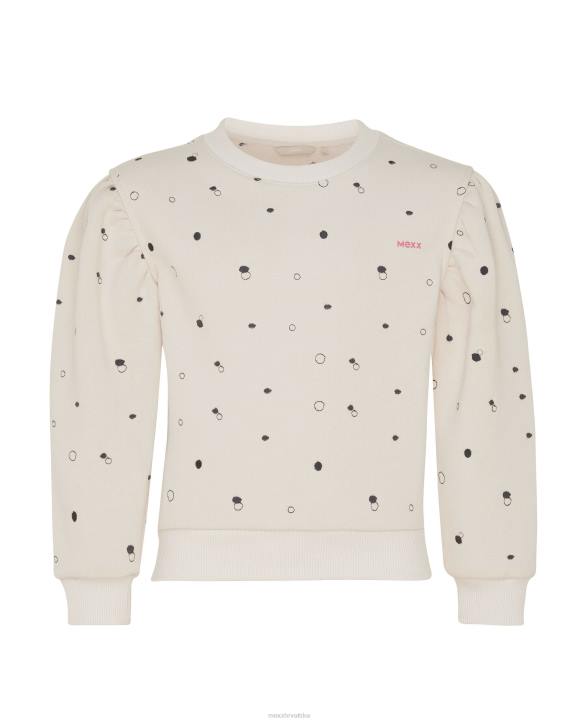 MEXX Hrvatska - MEXX džemper s vezom s okruglim ovratnikom bijela B4DB811 djevojke