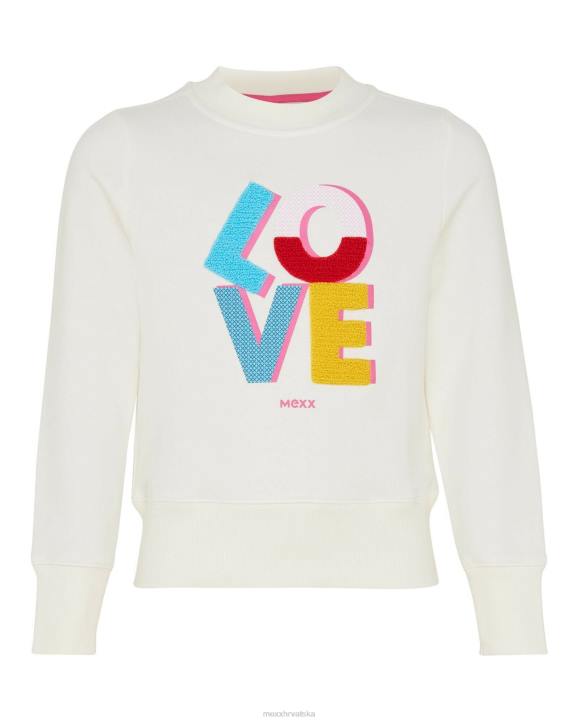 MEXX pulover s okruglim ovratnikom bez umjetničkih djela bijela B4DB826 djevojke - MEXX woman