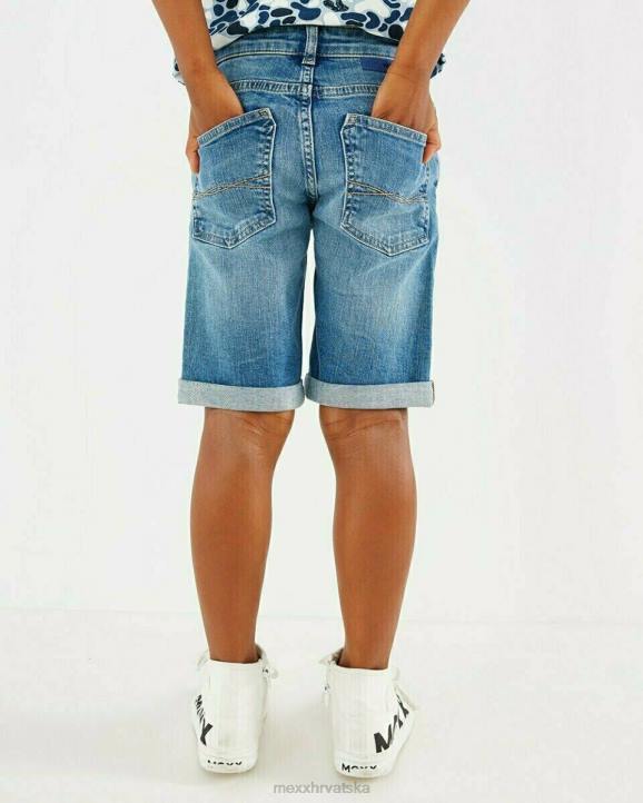 MEXX tenisice - MEXX jess kratke ravne traperice rabljene vintage plava B4DB982 dječaci