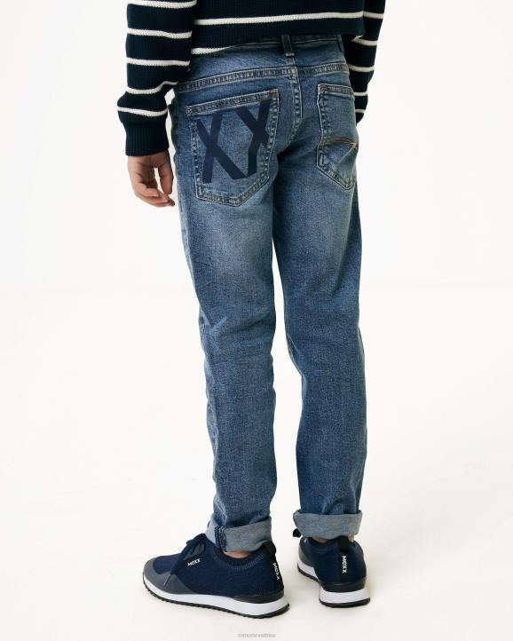 MEXX jess redoviti struk/ravne traperice vintage plava B4DB932 dječaci - MEXX shoe