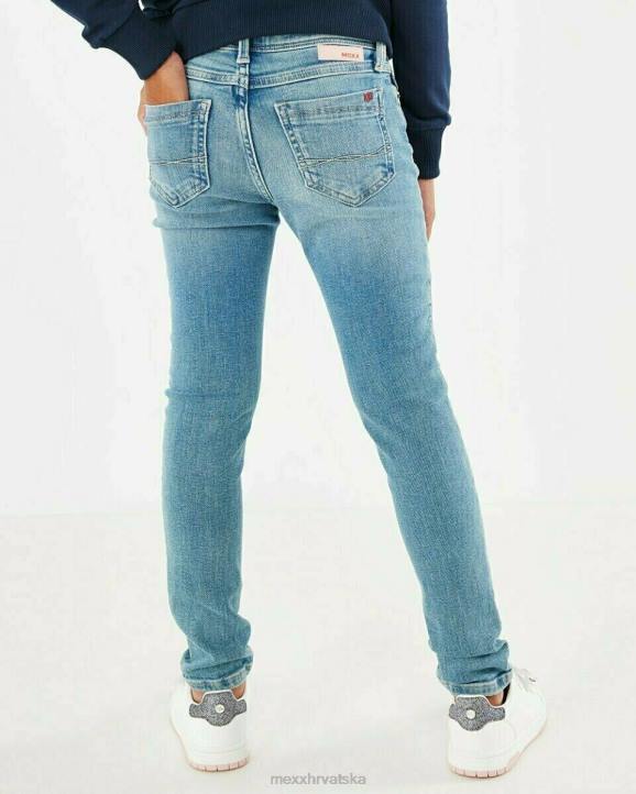 MEXX cizme - MEXX juno traperice slim leg lagane vintage plava B4DB871 djevojke