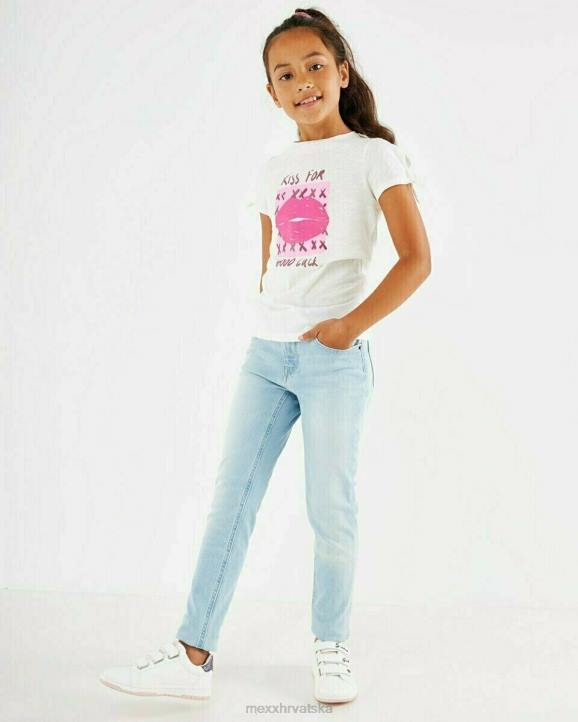 MEXX juno traperice srednjeg struka/uskih nogavica nebo plava B4DB845 djevojke - MEXX shoe