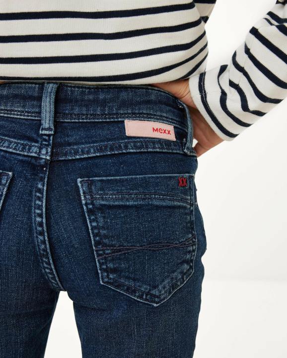 MEXX juno traperice srednjeg struka/uskih nogavica tamne plava B4DB781 djevojke - MEXX woman