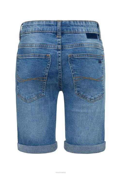 MEXX natikače - MEXX kratke traperice s ravnim nogavicama pravilnog struka kratke vintage plava B4DB893 dječaci