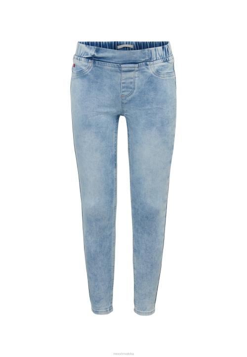 MEXX natikače - MEXX srednjeg struka skinny leg traperice jegging svijetle plava B4DB777 djevojke