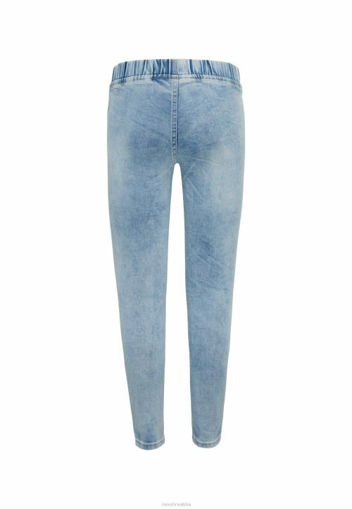 MEXX natikače - MEXX srednjeg struka skinny leg traperice jegging svijetle plava B4DB777 djevojke