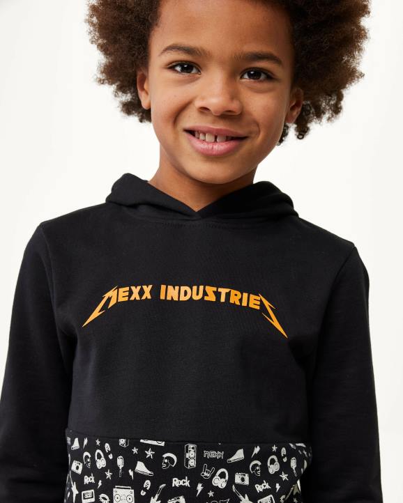 MEXX colorblock hoody crna schwarz B4DB952 dječaci - MEXX woman