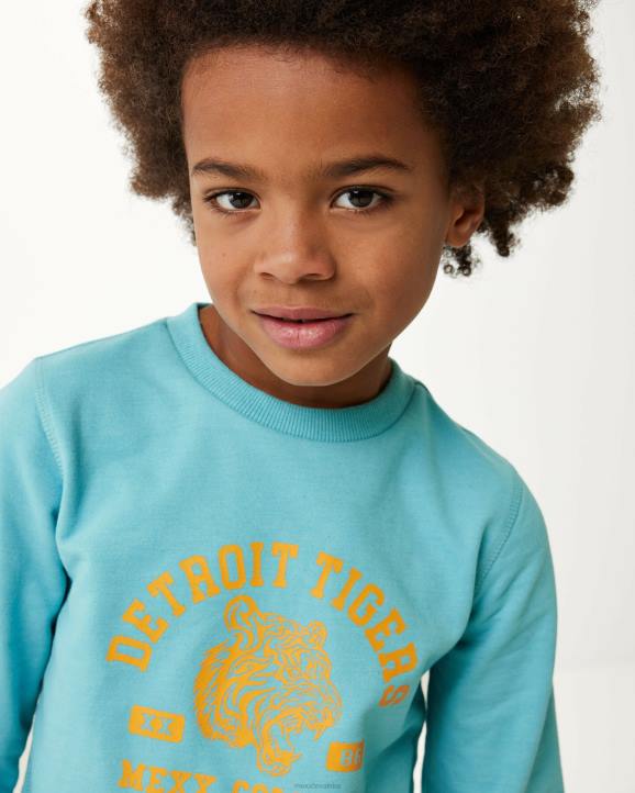 MEXX shoes sale - MEXX crewneck umjetničko djelo džemper ocean plava B4DB930 dječaci