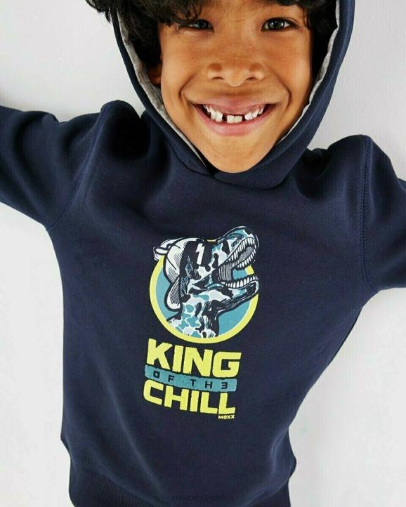 MEXX mornarski pulover s kapuljačom plava B4DB968 dječaci - MEXX koferi