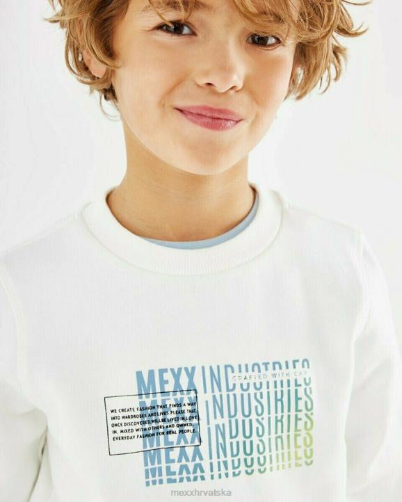 MEXX osnovni džemper bijele boje bijela B4DB974 dječaci - MEXX shoe