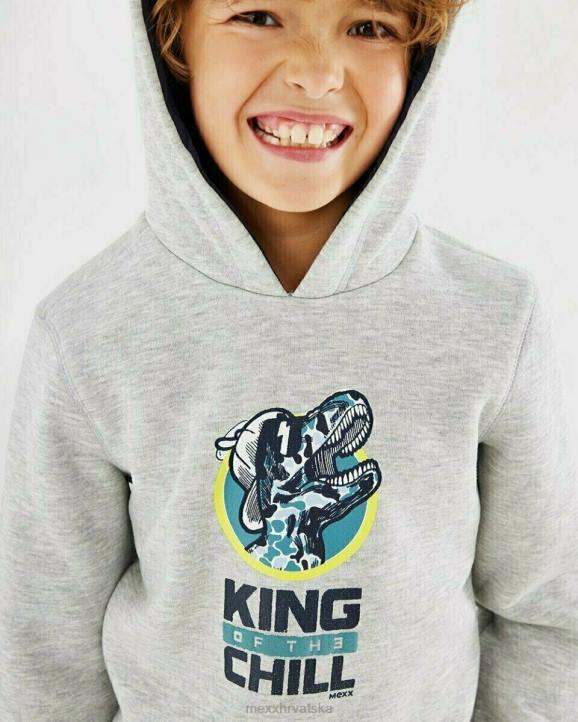 MEXX pulover s kapuljačom sivi melee siva B4DB969 dječaci - MEXX woman