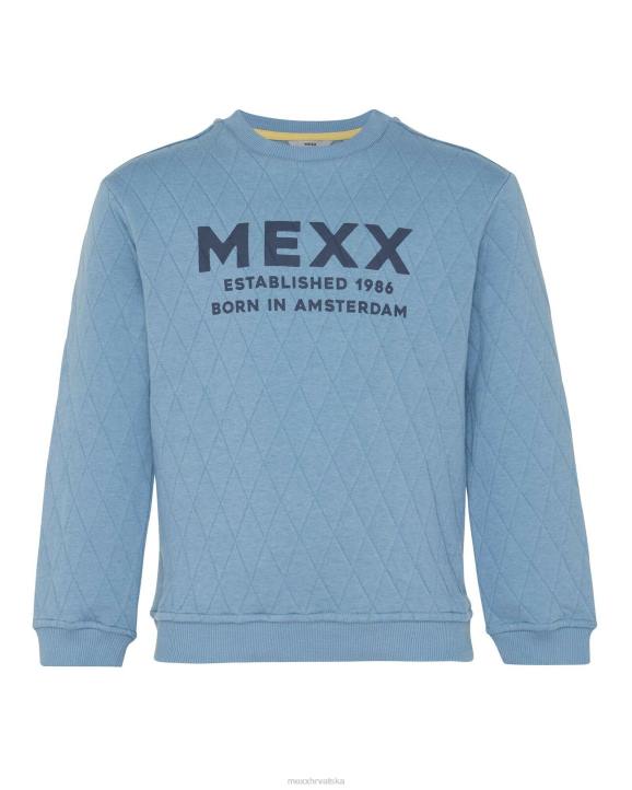 MEXX pulover s okruglim izrezom i prošivom na sredini plava B4DB950 dječaci - MEXX koferi