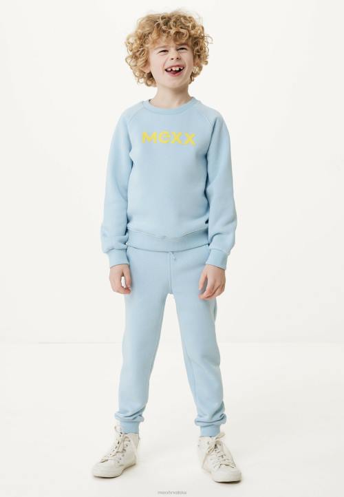 MEXX tenisice - MEXX pulover s okruglim izrezom umjetničko svjetlo plava B4DB888 dječaci