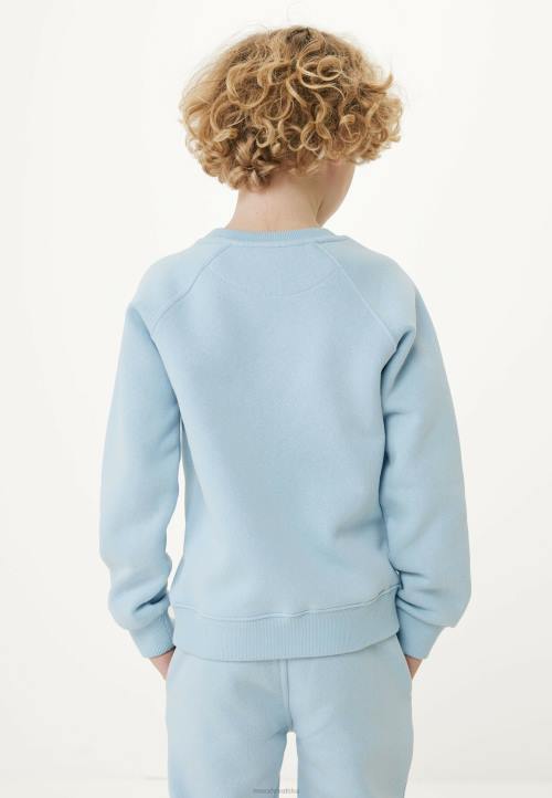 MEXX tenisice - MEXX pulover s okruglim izrezom umjetničko svjetlo plava B4DB888 dječaci
