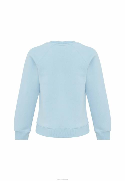 MEXX tenisice - MEXX pulover s okruglim izrezom umjetničko svjetlo plava B4DB888 dječaci