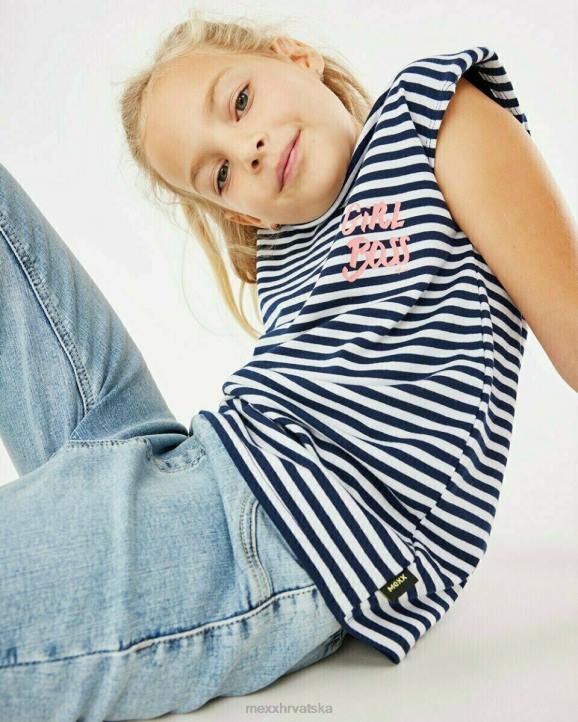 MEXX prugasti gornji naramenici prljavo bijeli bijela B4DB784 djevojke - MEXX woman