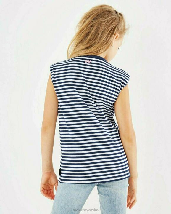 MEXX prugasti gornji naramenici prljavo bijeli bijela B4DB784 djevojke - MEXX woman
