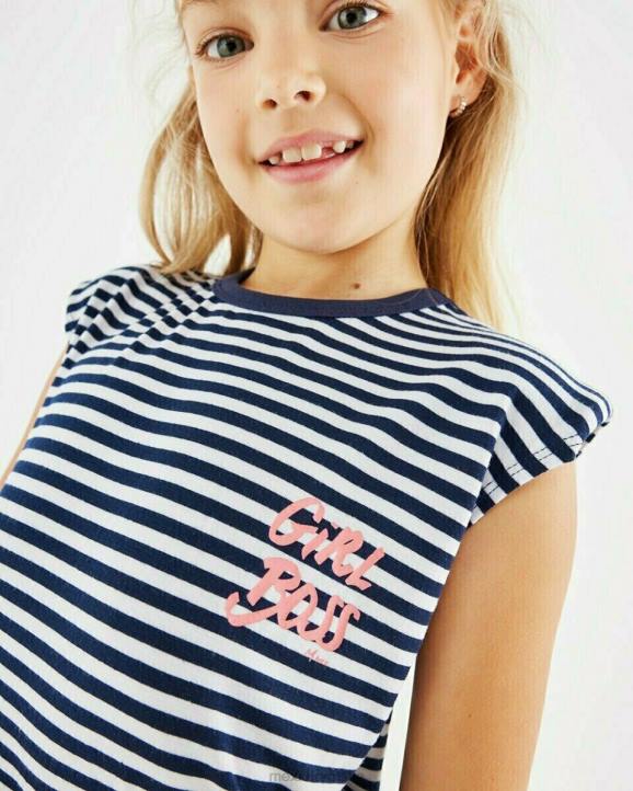 MEXX prugasti gornji naramenici prljavo bijeli bijela B4DB784 djevojke - MEXX woman