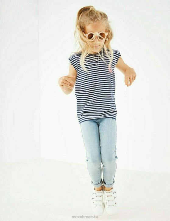 MEXX prugasti gornji naramenici prljavo bijeli bijela B4DB784 djevojke - MEXX woman