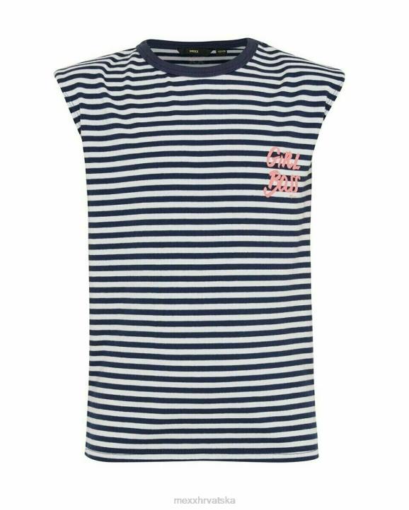 MEXX prugasti gornji naramenici prljavo bijeli bijela B4DB784 djevojke - MEXX woman