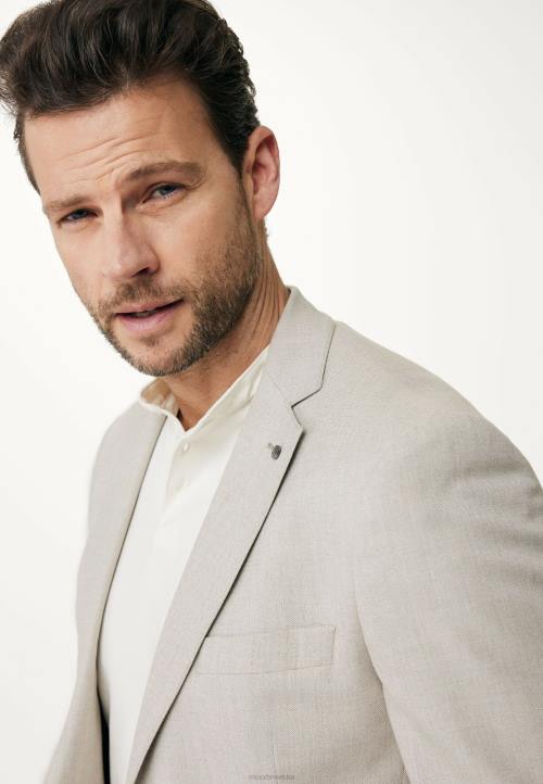 MEXX jednoredni sako od rastezljive tkanine pijesak bež B4DB469 muškarci - MEXX sandale